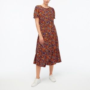 J.Crew Factory Tiered Midi Dress